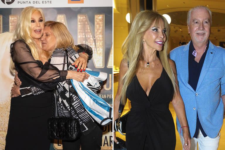 Celia Cuccittini, la mamá de Lionel Messi, y Graciela Alfano con su nuevo novio; nadie quiso perderse la despedida de la gran diva