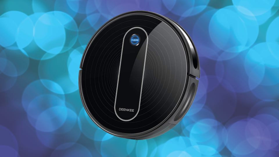 Save nearly 55 percent—Deenkee Robot Vacuum. (Photo: Amazon)