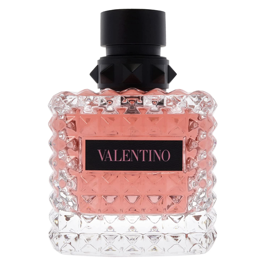 <p><strong>Valentino</strong></p><p>amazon.com</p><p><strong>$156.00</strong></p><p><a href="https://www.amazon.com/dp/B07YCLHHB4?tag=syn-yahoo-20&ascsubtag=%5Bartid%7C10056.g.42621914%5Bsrc%7Cyahoo-us" rel="nofollow noopener" target="_blank" data-ylk="slk:Shop Now;elm:context_link;itc:0;sec:content-canvas" class="link ">Shop Now</a></p><p>This baby pink fragrance from Valentino contains <a href="https://www.harpersbazaar.com/beauty/health/g42733582/sexiest-fragrances-of-all-time/" rel="nofollow noopener" target="_blank" data-ylk="slk:intoxicating notes;elm:context_link;itc:0;sec:content-canvas" class="link ">intoxicating notes</a> of black currant, pink pepper, bergamot that are ideal to wear this holiday and beyond. </p>