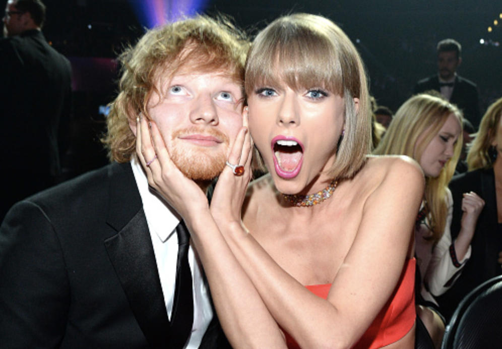 Ed Sheeran and Taylor Swift (Getty Images)