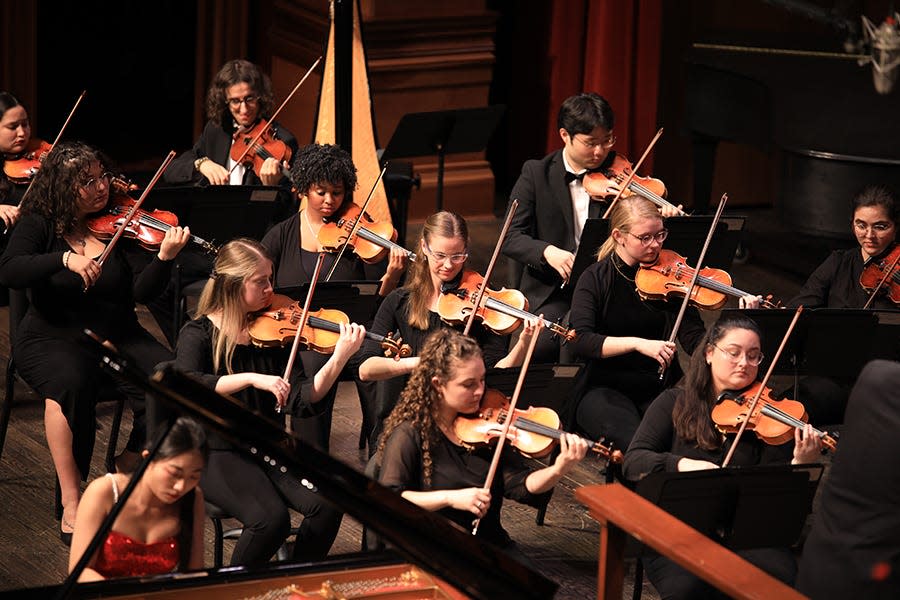 Florida State University Symphony Orchestra performs at Ruby Diamond Concert Hall on Saturday, Oct. 8, 2022.