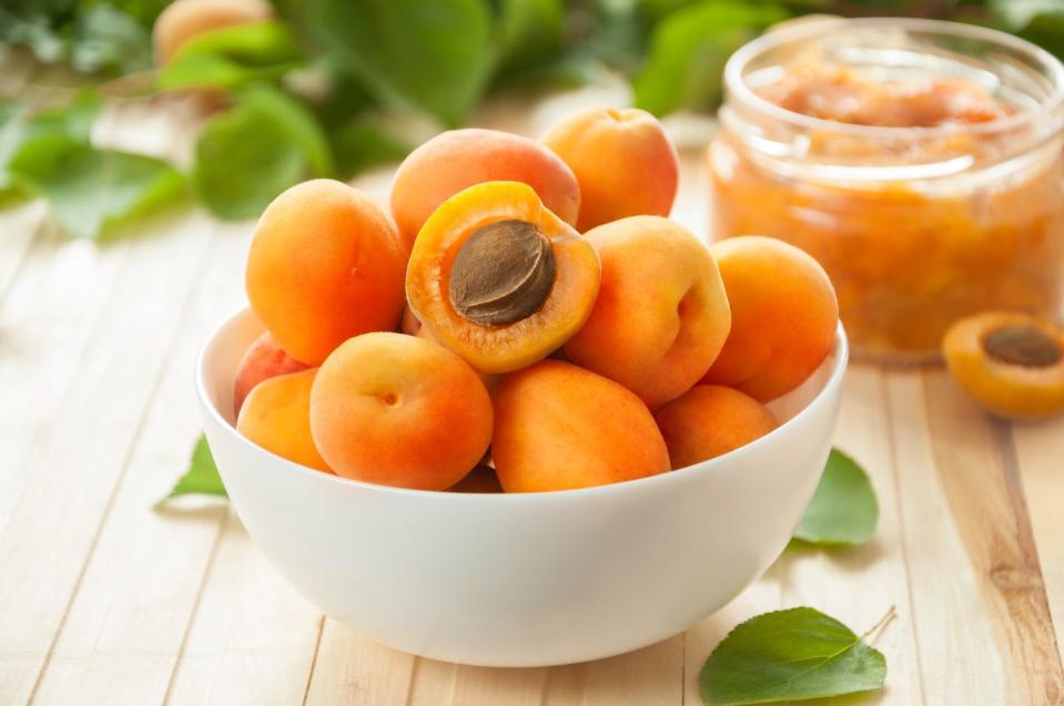 summer fruit apricots