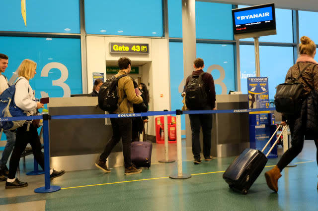 Ryanair's new £5 charge for two carry-on bags starts in January