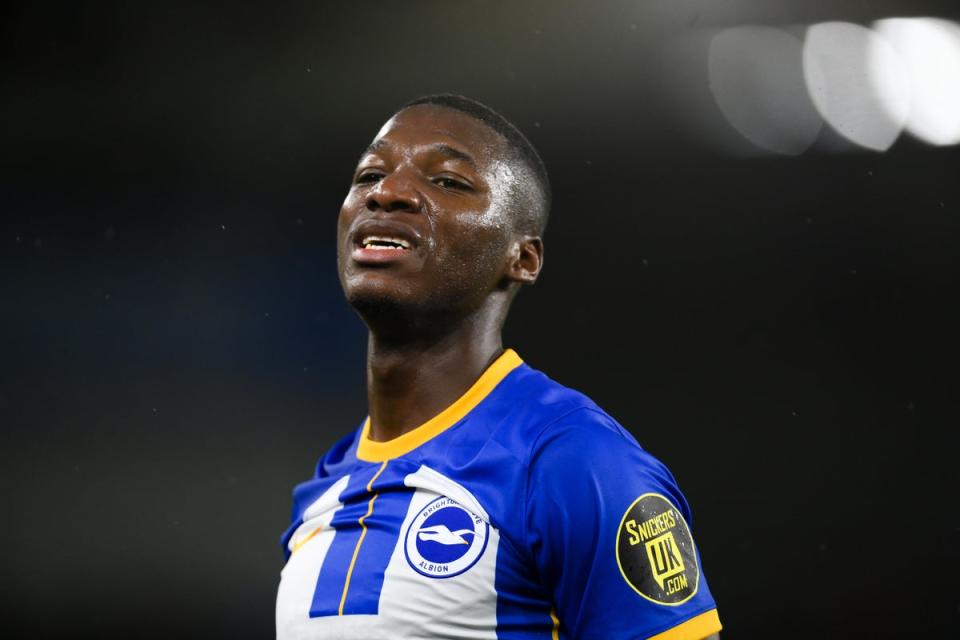 Moises Caicedo is set to become the most expensive Premier League player of all time  (Getty Images)