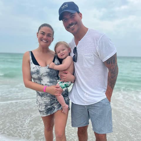 <p>Jax Taylor/Instagram</p> Brittany Cartwright and Jax Taylor with Cruz