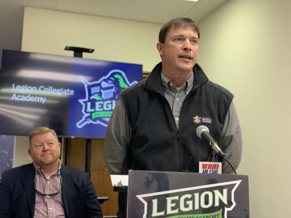 Legion Academy Athletic Director Strait Herron talks about the challenges of being AD and coaching the football team.