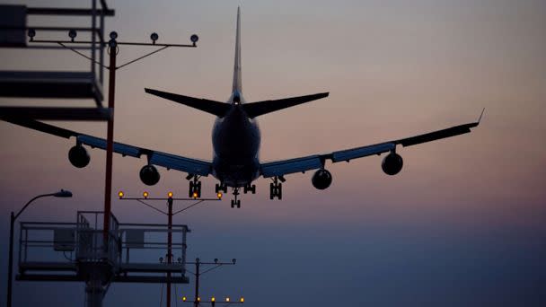 PHOTO: Stock photo of a plane landing. (STOCK PHOTO/Getty Images)