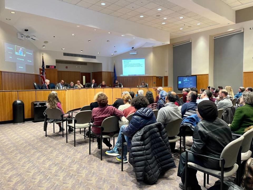 The State College Borough Council voted to withdraw a resolution calling for an immediate de-escalation and permanent cease-fire in the Israel-Hamas war on Dec. 4, 2023.