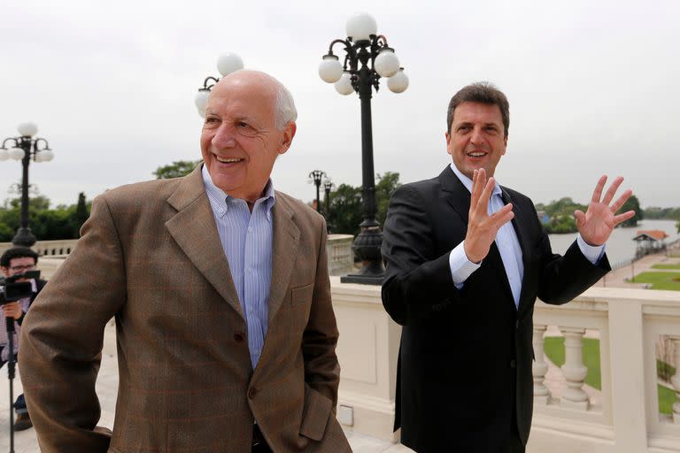 Sergio Massa y Roberto Lavagna en 2014