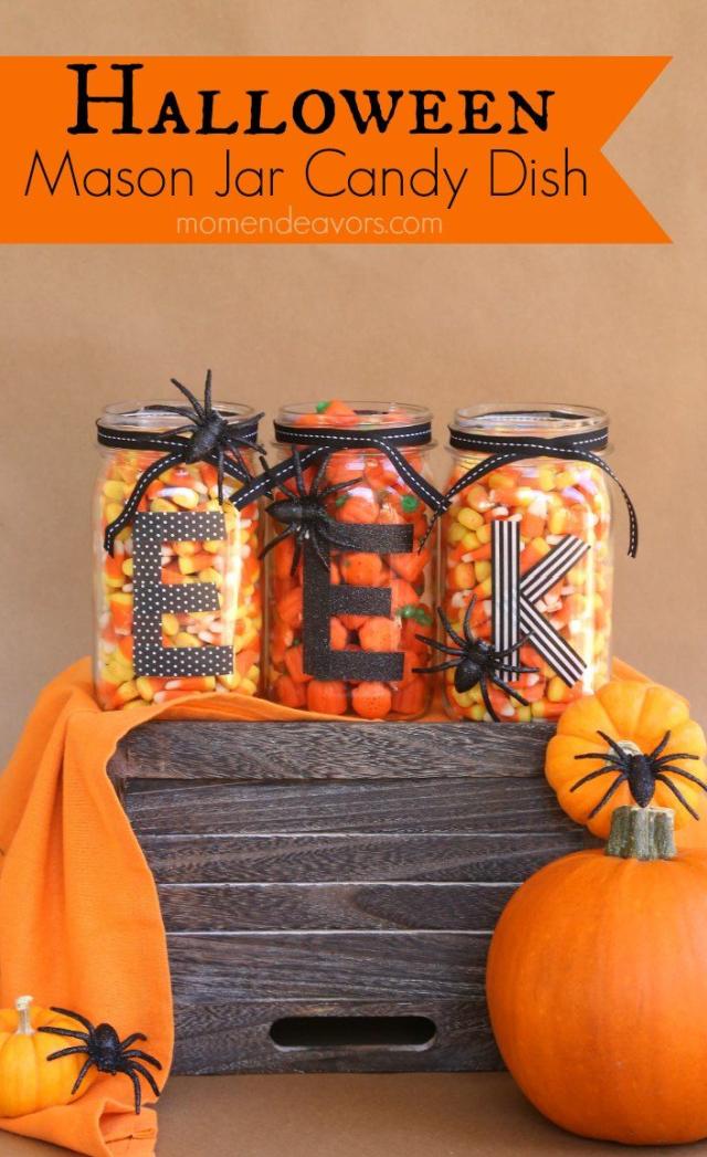 Halloween Candy Jars - Eighteen25