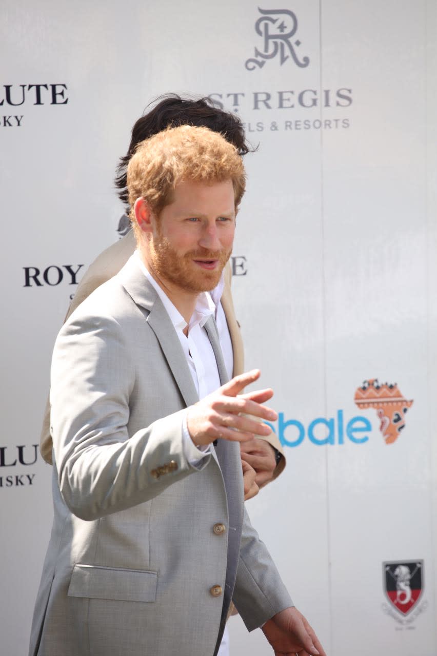 Prince Harry at the Singapore Polo Club