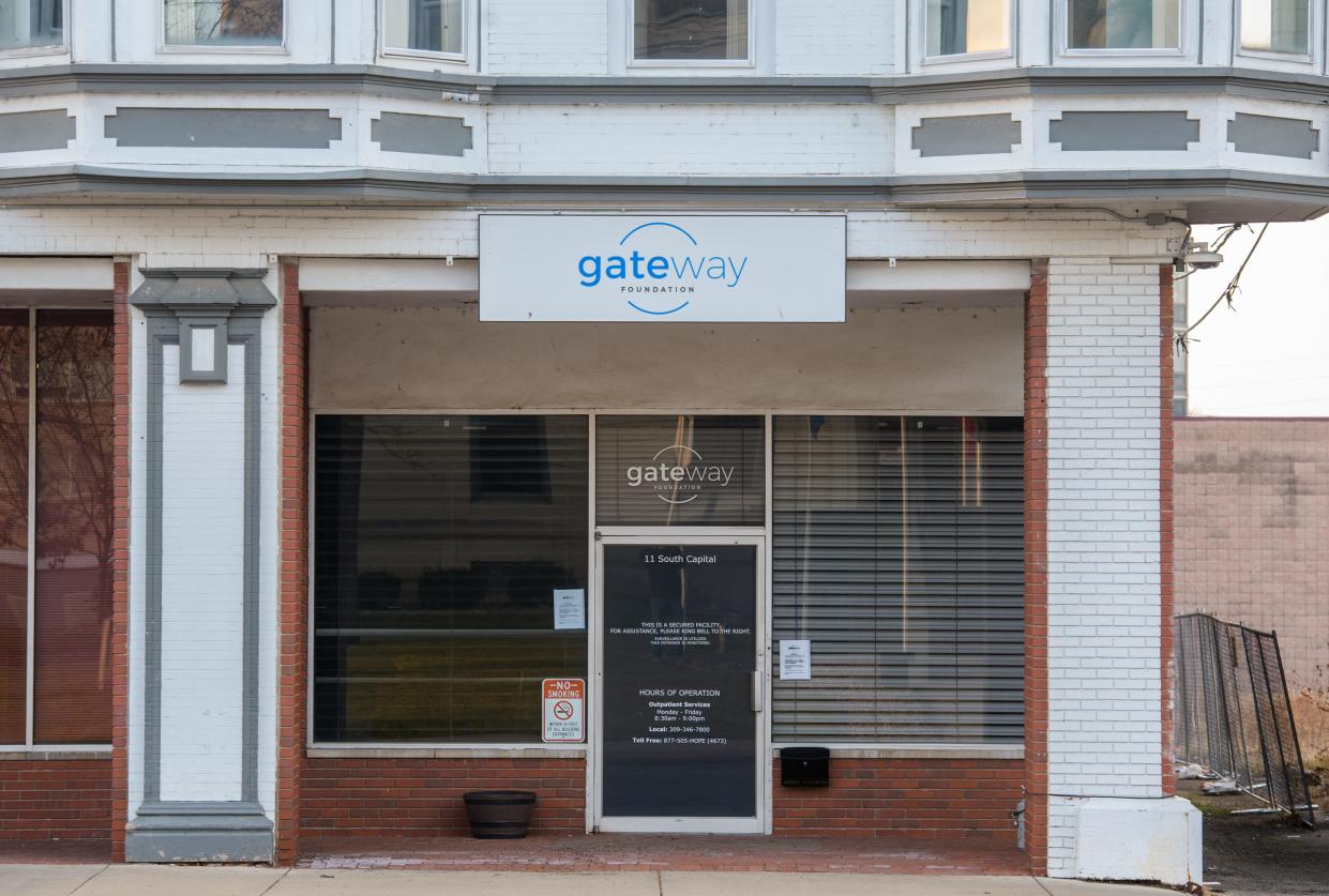 The offices of the Gateway Foundation Treatment Center at 11 S. Capitol St. in Pekin.