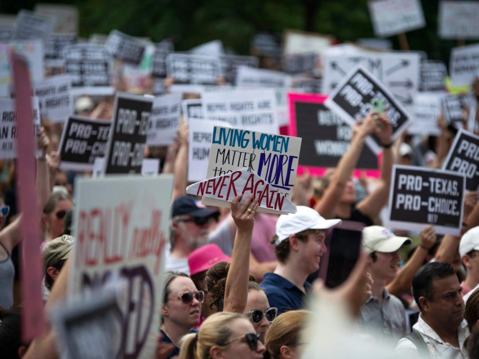 Texas abortion rights rally