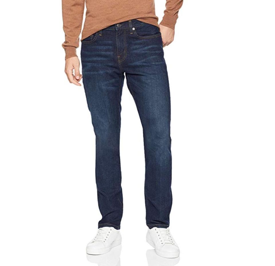 Pair a nice button-down shirt with these <a href="https://amzn.to/38QuZXN" target="_blank" rel="noopener noreferrer">dark-wash jeans</a>. They&rsquo;re affordable at under than $30, and stylish enough for any holiday party. <a href="https://amzn.to/38QuZXN" target="_blank" rel="noopener noreferrer">Get them on Amazon</a>.