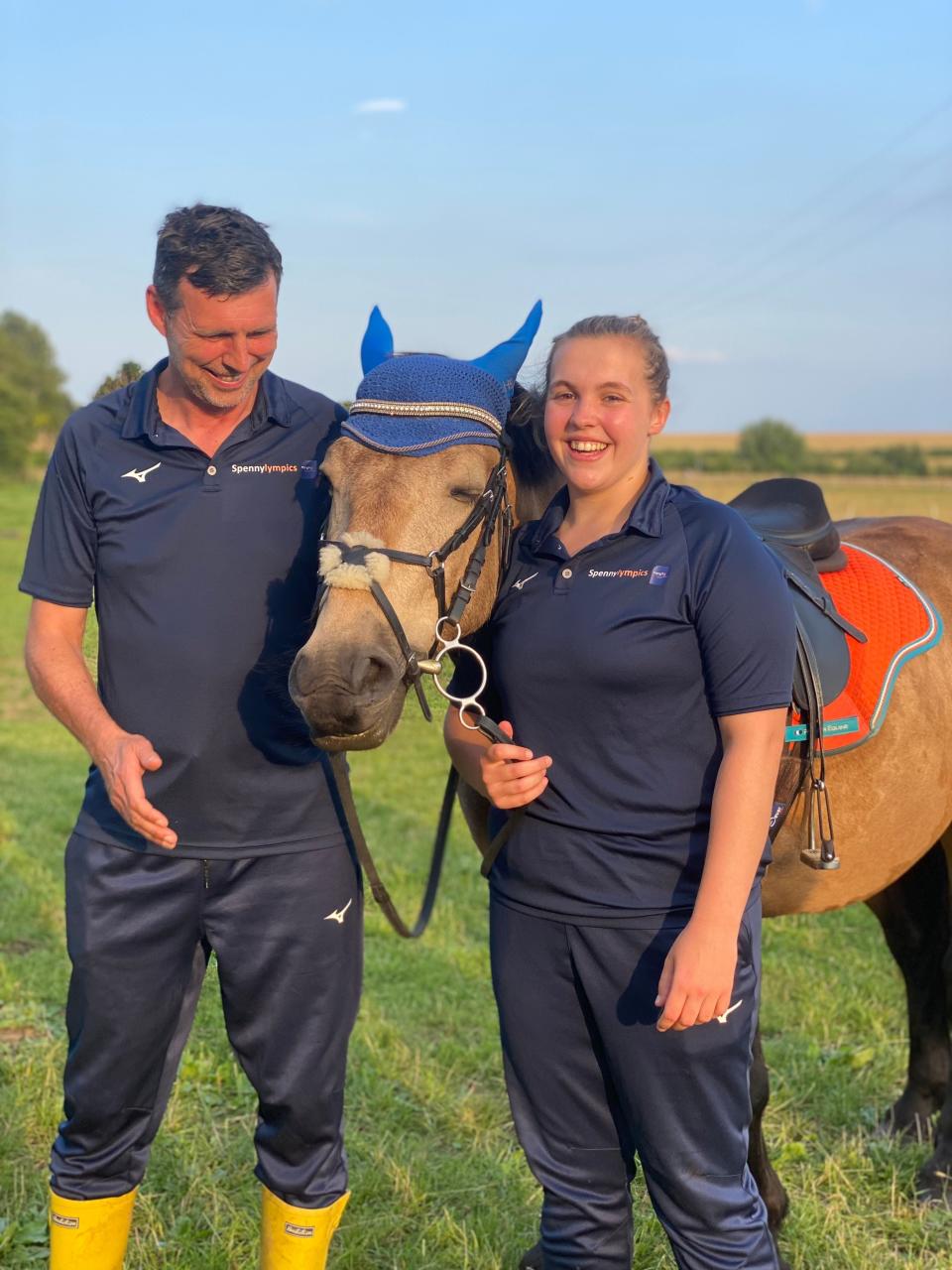 Charlotte Nichols and Stuart Bates started their challenge on July 23 (Family handout/PA)