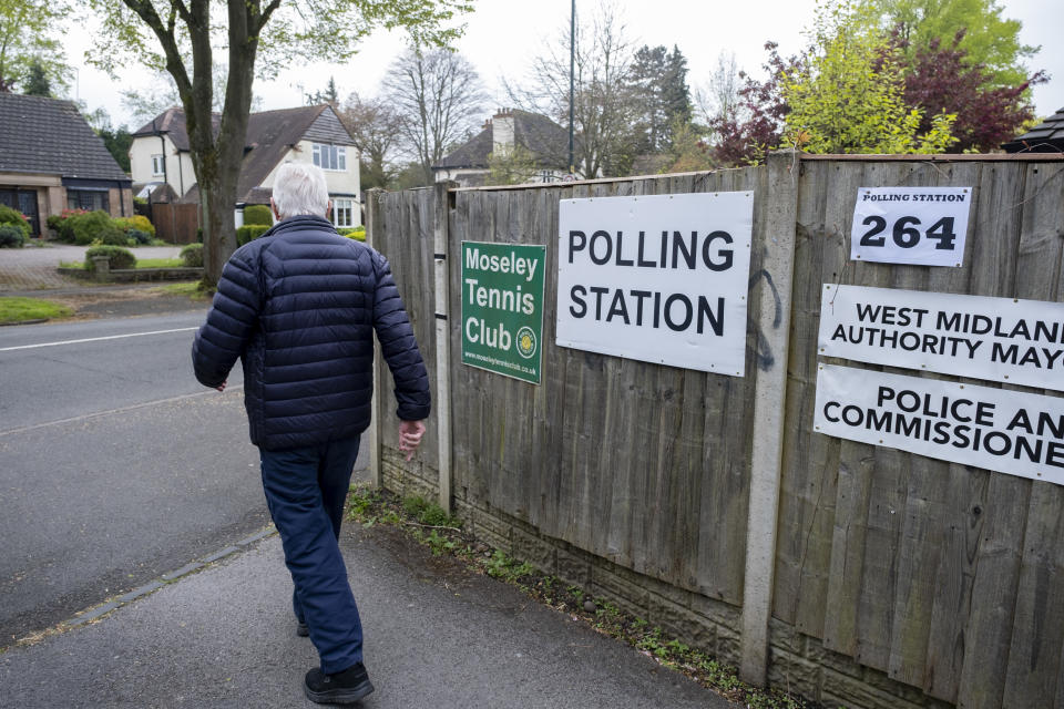 Polling station in Moseley on the day of the local West Midlands Combined Authority Mayoral Elections, and also for the Police and Crime Commissioner in England on 2nd May 2024 in Birmingham, United Kingdom. With a general election looking likely to take place in November this year, these local election will be a political barometer for the political landscape in the UK for the coming years, with Labour poised to beat the Conservative party for the first time in fifteen years. (photo by Mike Kemp/In Pictures via Getty Images)