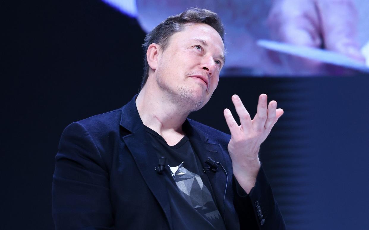 Elon Musk at the Cannes Lions International Festival of Creativity in June in France