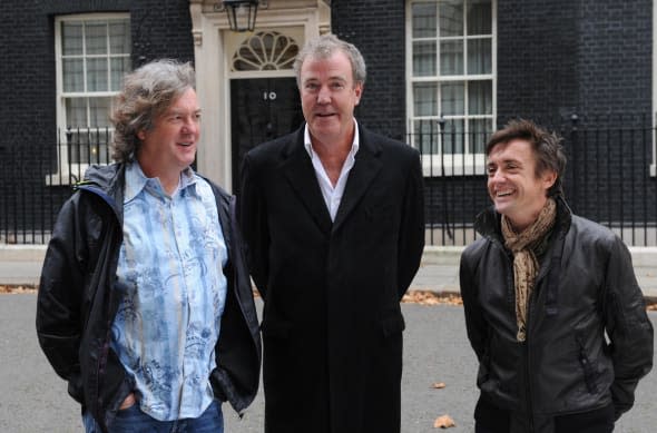 Top Gear film in Downing Street - London