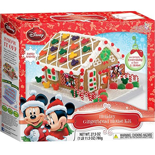 Mickey And Minnie Gingerbread House Craft Kit