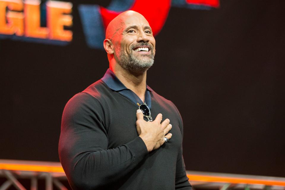 Dwayne Johnson gave his first political endorsement to BidenGetty