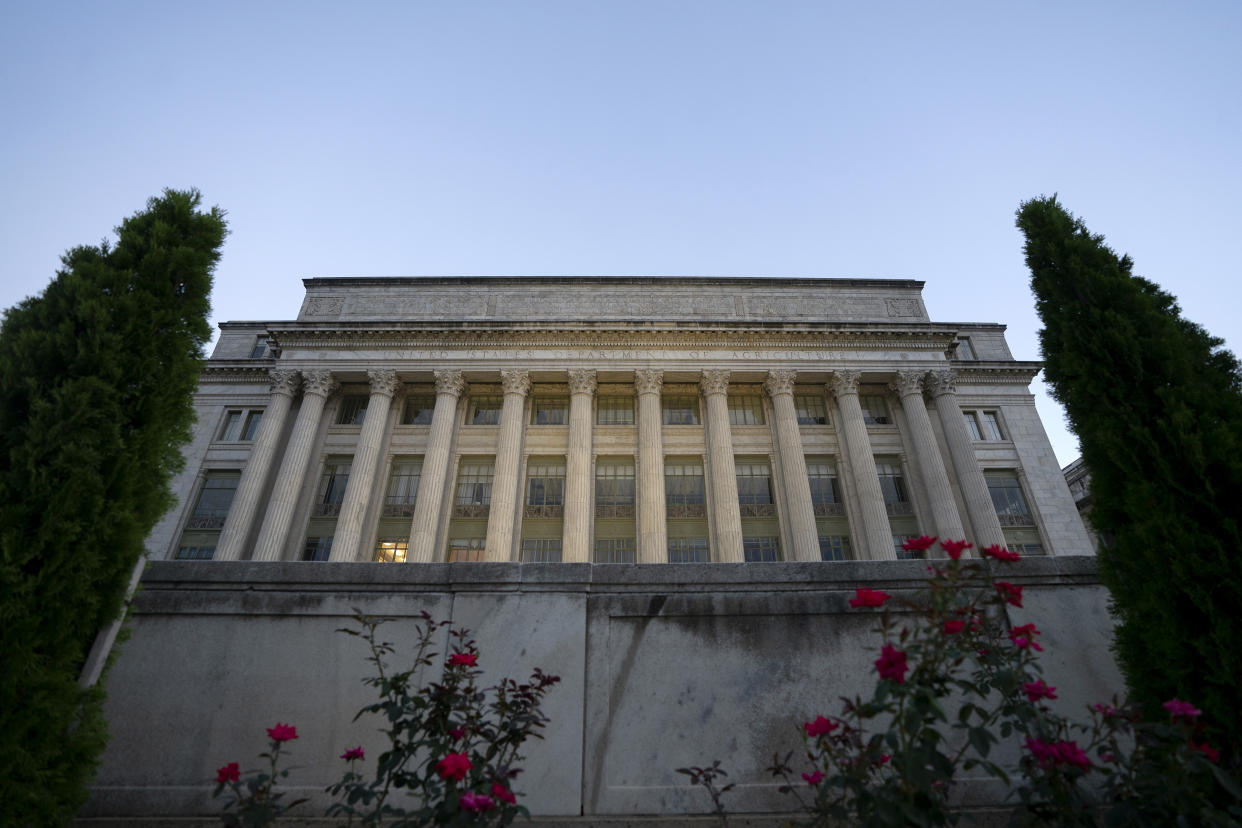 El Departamento de Agricultura en Washington, el martes 4 de agosto de 2020. (Stefani Reynolds/The New York Times)