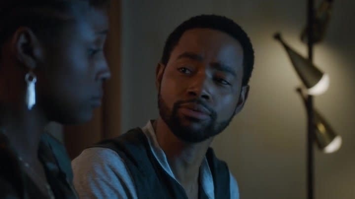 Issa Rae as Issa and Jay Ellis as Lawrence in "Insecure"