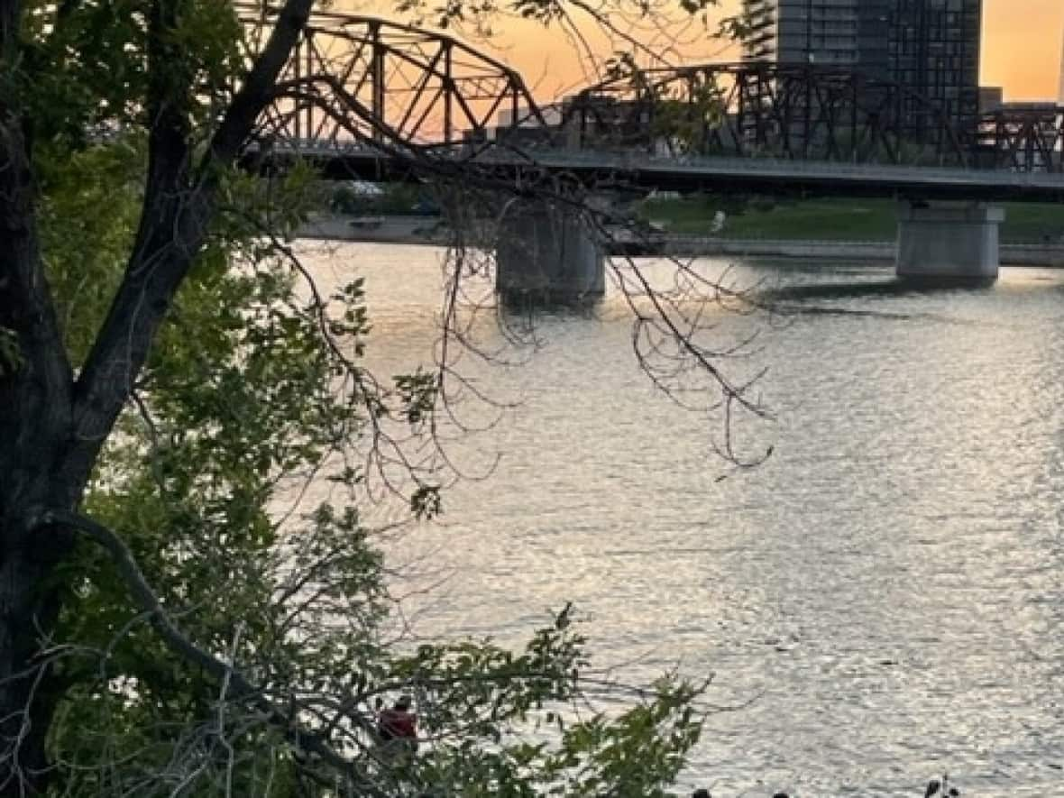 Saskatoon police confirmed Monday morning that a boy, 7, was pulled from the South Saskatchewan River on Saturday night. He was declared dead at the hospital. (Saskatoon Fire Department - image credit)