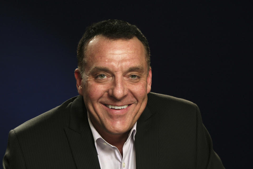 FILE - This April 18, 2013 photo shows actor Tom Sizemore in New York. Records show that Sizemore was not supposed to drive a vehicle during the filming of a scene for the “Shooter” television series in which he ran over a stuntman, leaving him seriously injured. Multiple people working on the show told a workplace safety investigator for Cal/OSHA that Sizemore was not following the script when he drove the sport utility vehicle away from a shootout scene. (AP Photo/John Carucci)