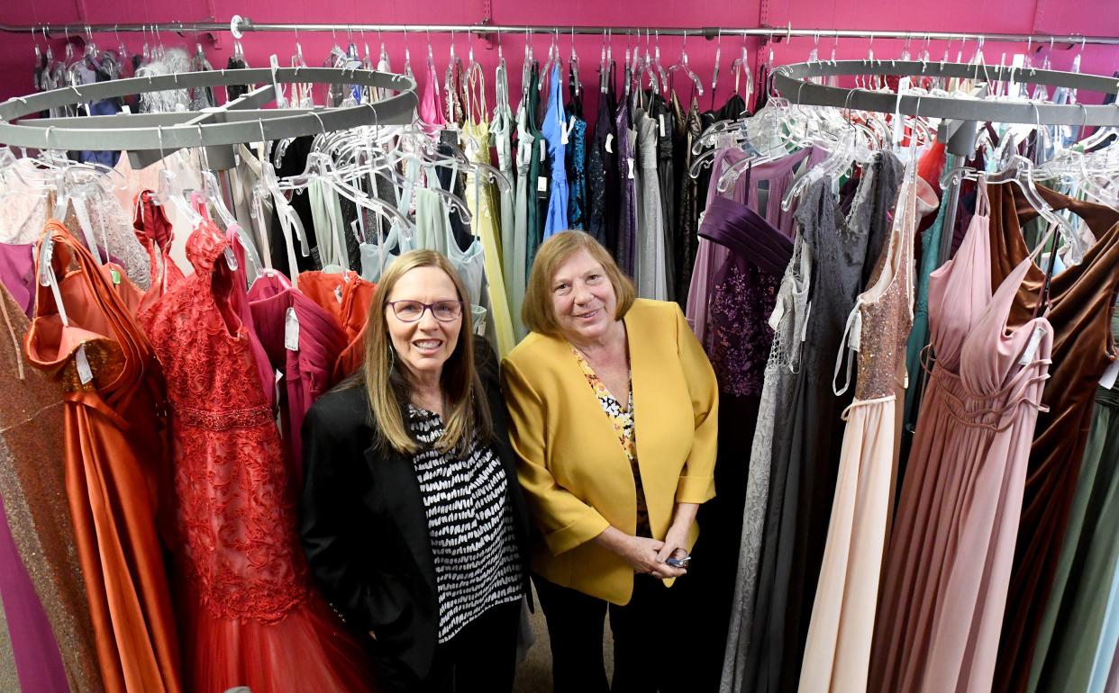 Co-owners Becky Thekan and Paula Tscholl-Bennett are celebrating Encore Resale Fashions' 50th anniversary.