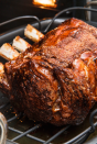 <p>Prime rib, also referred to as standing rib roast, is a beautiful piece of meat. Whenever we need a truly show-stopping holiday roast, we turn to it. A well-cooked prime rib is juicy, full of flavor, and not at all difficult to make. Plus, it's impressive: You'll make your guests <em>think</em> you labored for hours, but it'll be your little secret that it was no sweat and really your oven did all the work. </p><p>Get the <strong><a href="https://www.delish.com/cooking/recipe-ideas/a20968995/how-to-cook-prime-rib/" rel="nofollow noopener" target="_blank" data-ylk="slk:Perfect Prime Rib recipe;elm:context_link;itc:0;sec:content-canvas" class="link ">Perfect Prime Rib recipe</a></strong>. </p>