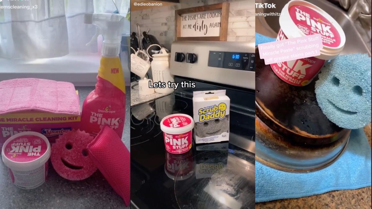 TikTok is losing it over this 'miracle' Pink Stuff cleaning paste