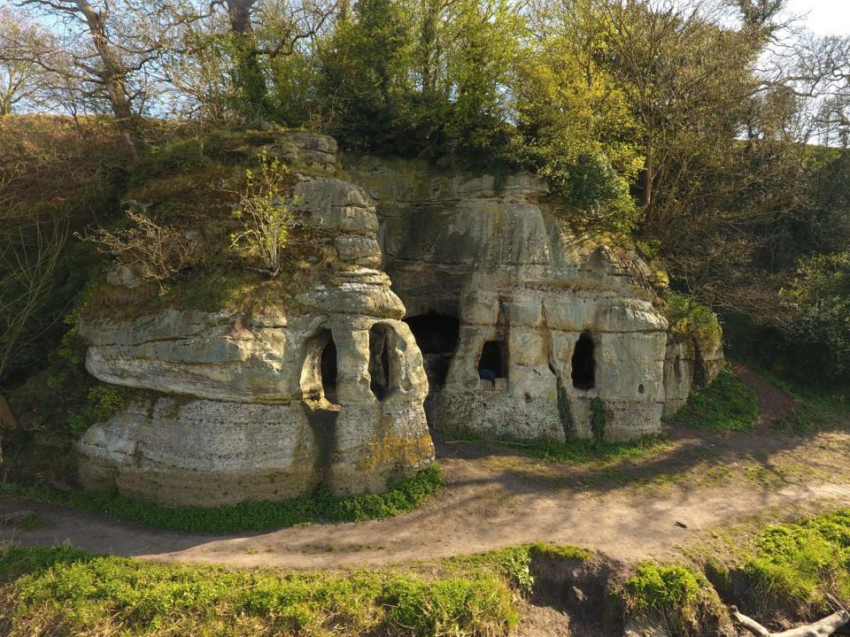 Picture of 8th century cave uncovered to be the hide out of an exiled king