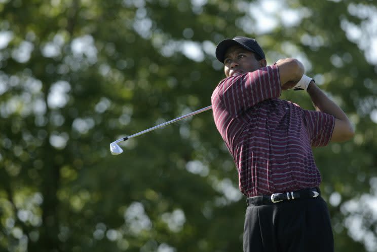 Tiger Woods came up just short of winning the 2002 PGA. (Getty Images)