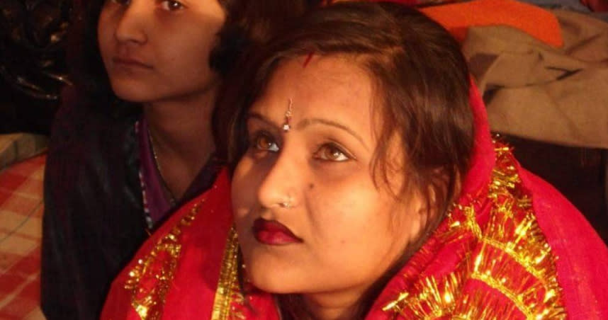 印度婦女安努（Anu Bansal）因生不出男孩，最後被丈夫點火燒死。（圖／翻攝自BBC）