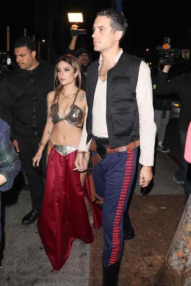 Halsey and G-Eazy (as Princess Leia and Han Solo), 2018