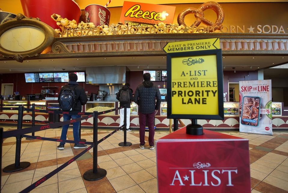 AMC movie theatre Boston.