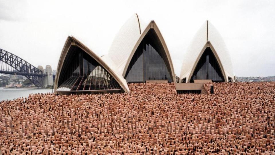 Spencer Tunik's iconic 'Sydney' nude Opera House photoshoot