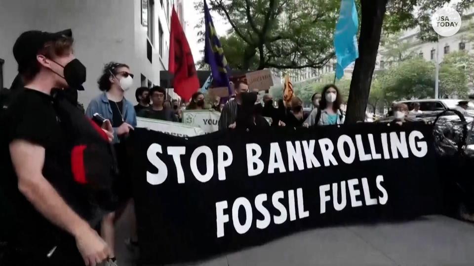 Climate protests in New York