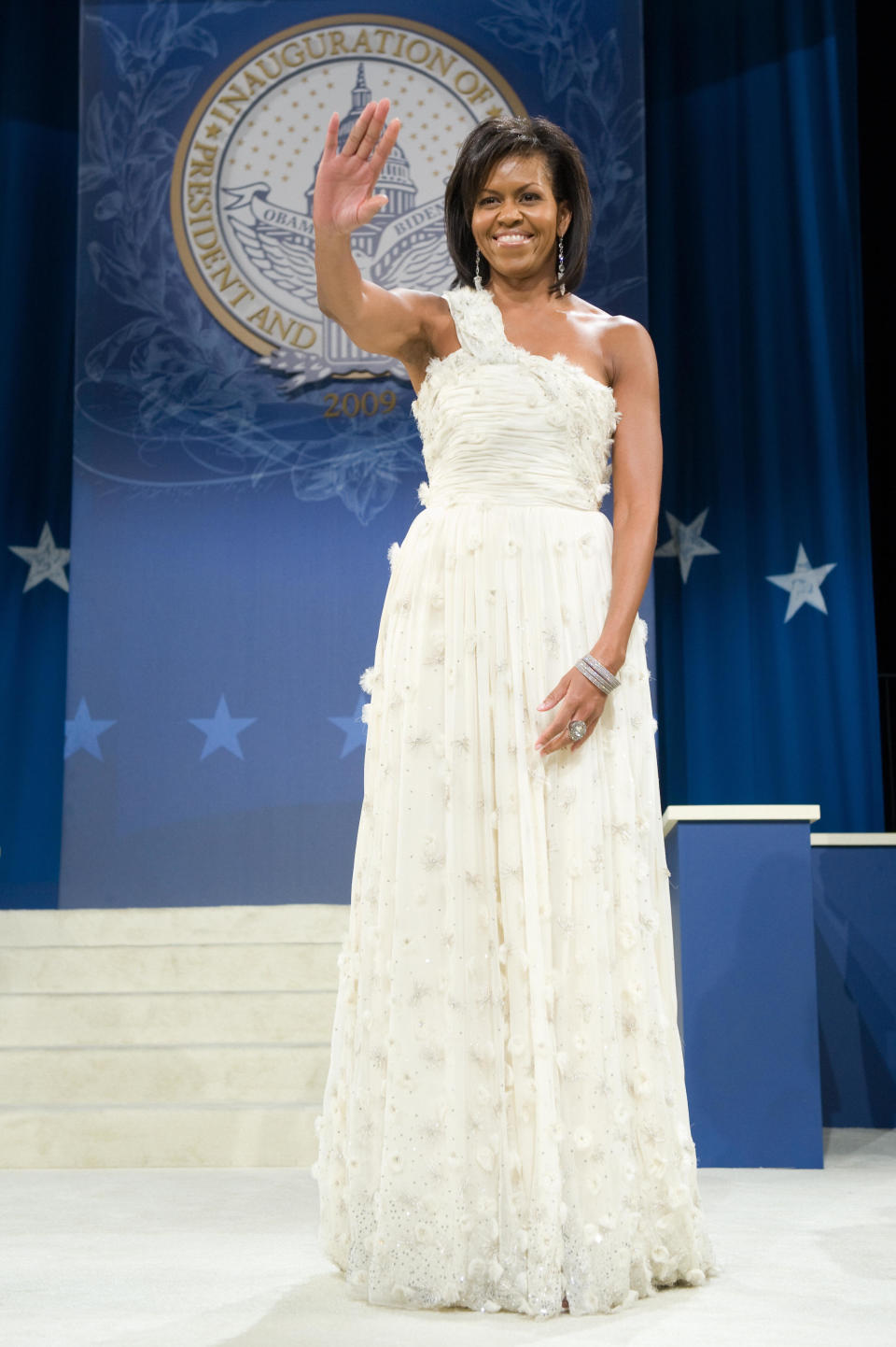 Wearing Jason Wu. <em>[Photo: Getty]</em>