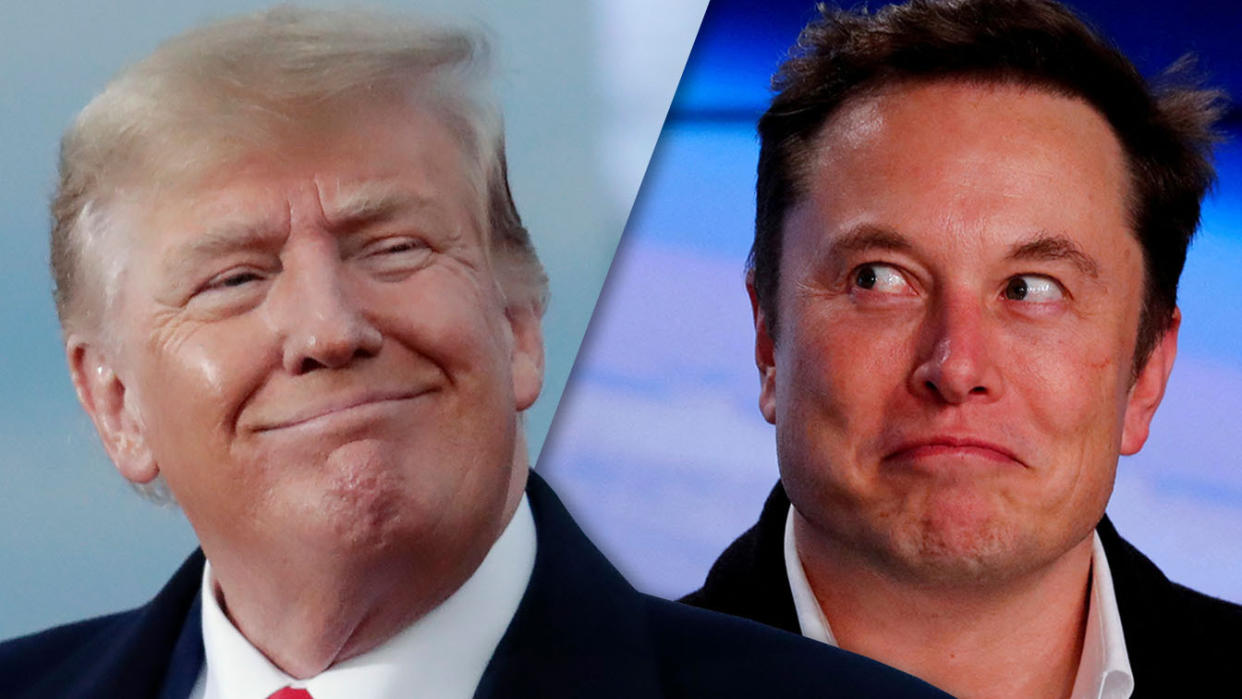 Former President Donald Trump and Elon Musk