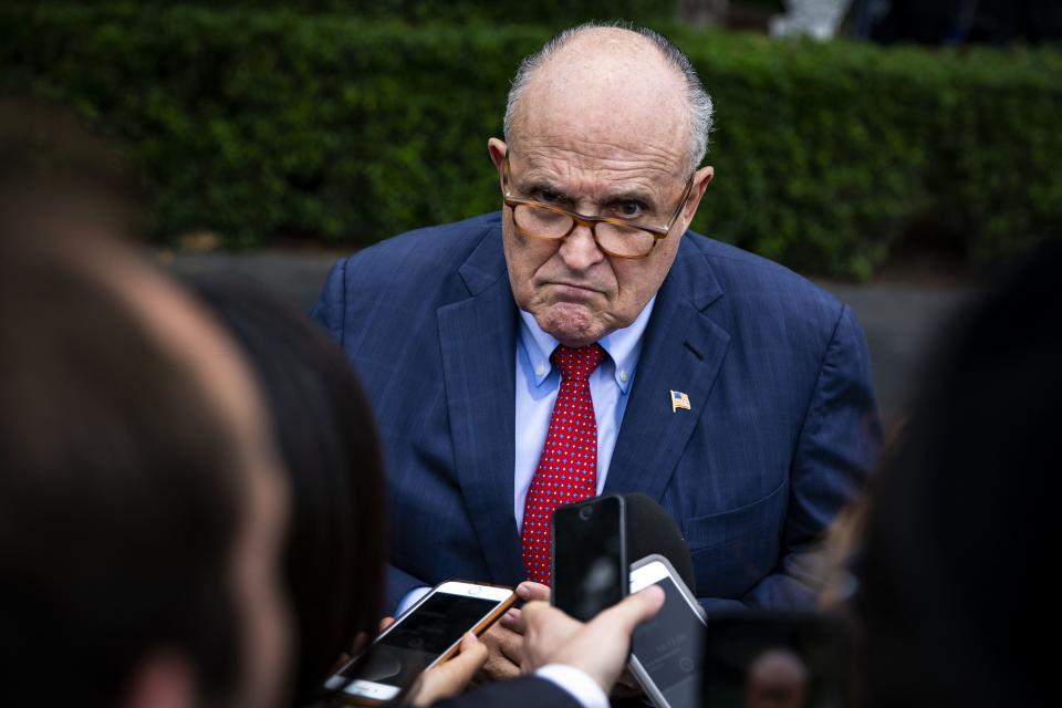 Rudy Giuliani at The White House, May 30, 2018.