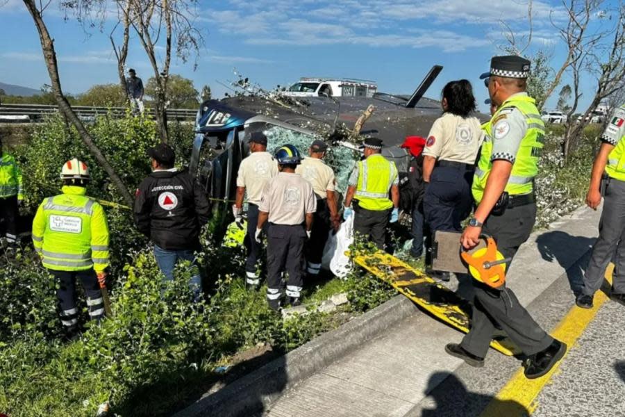 Fatal accidente en carretera México-Querétaro deja 7 muertos entre ellos dos menores 