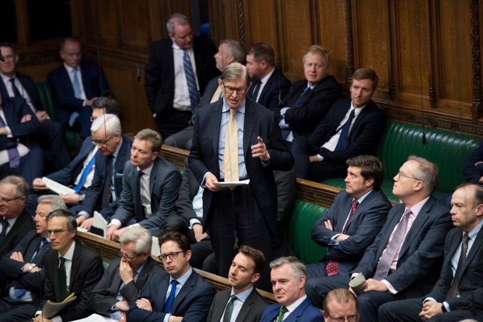 Sir Bill Cash in the Commons (PA)