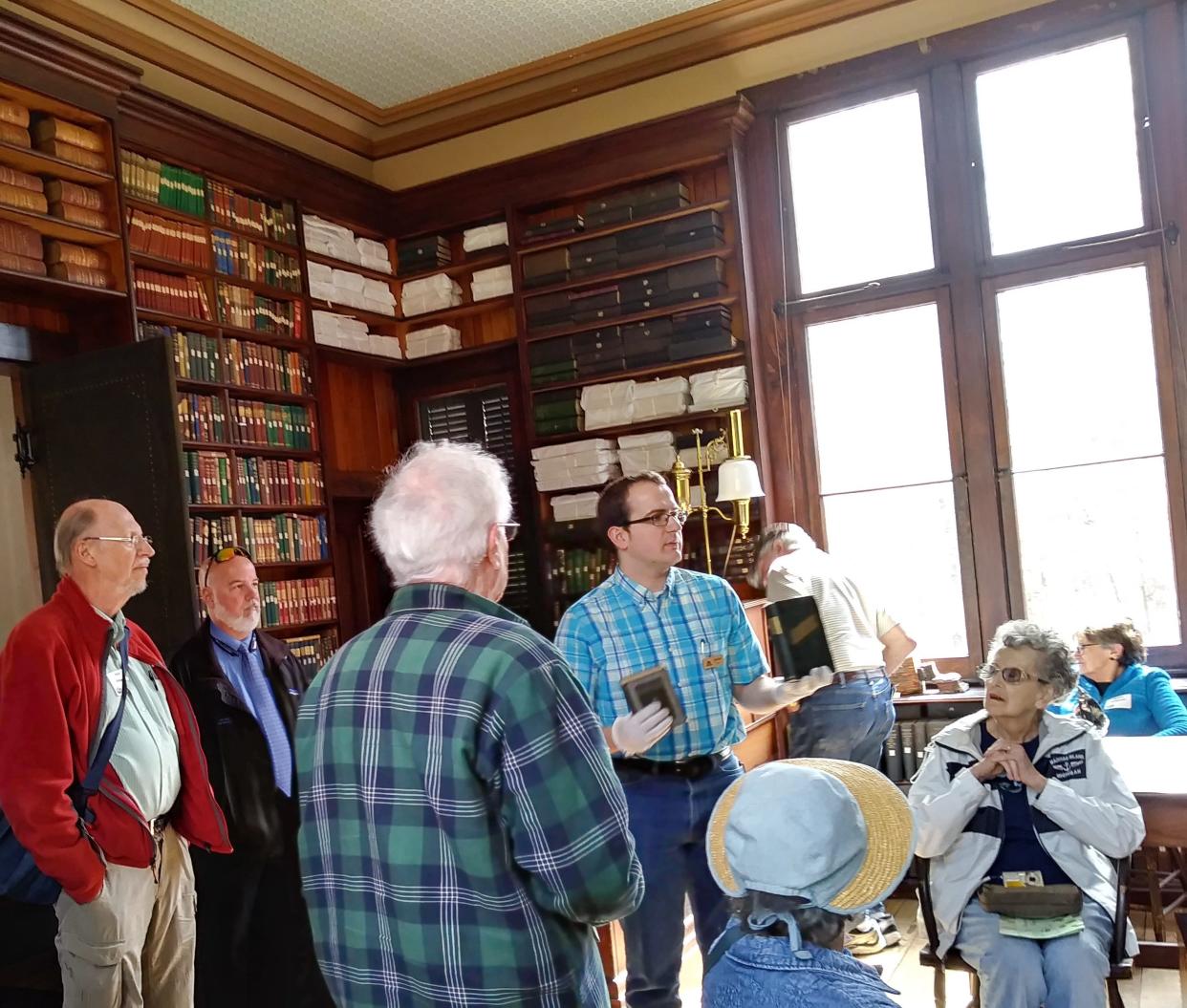 ORICL students toured the Historic Rugby library a few years ago and heard about theories presented in some of the library’s books published in the 19th century.