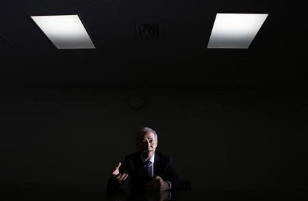 Tokyo Electric Power Co's (TEPCO) President Naomi Hirose speaks during an interview with Reuters at the company's headquarters in Tokyo January 18, 2014. REUTERS/Toru Hanai