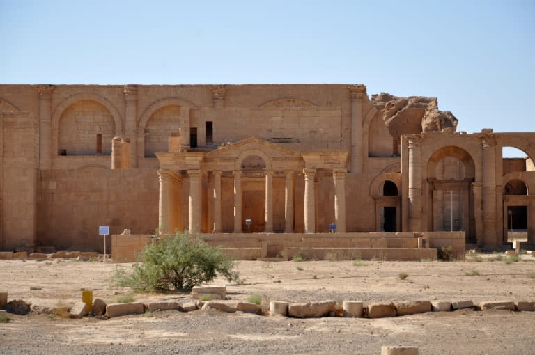 The Hellenistic Temple of Mrn at the ancient fortress city of Hatra on October 13, 2010