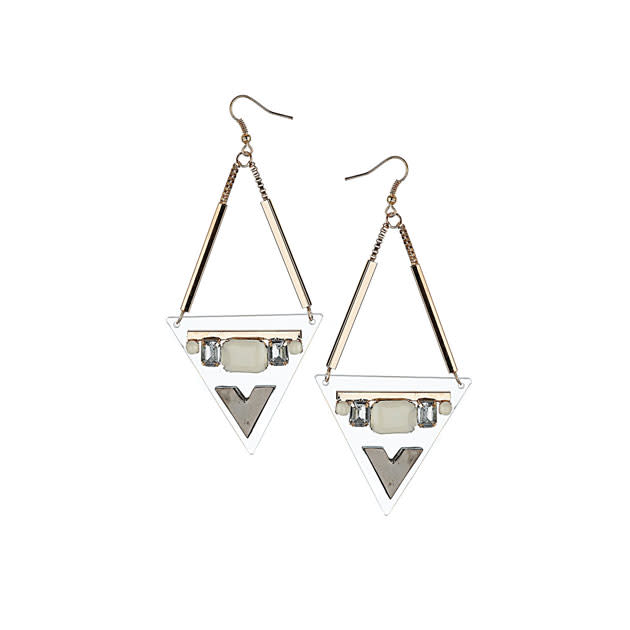 Perspex Triangle Drop Earrings - £12.50 – Dorothy Perkins