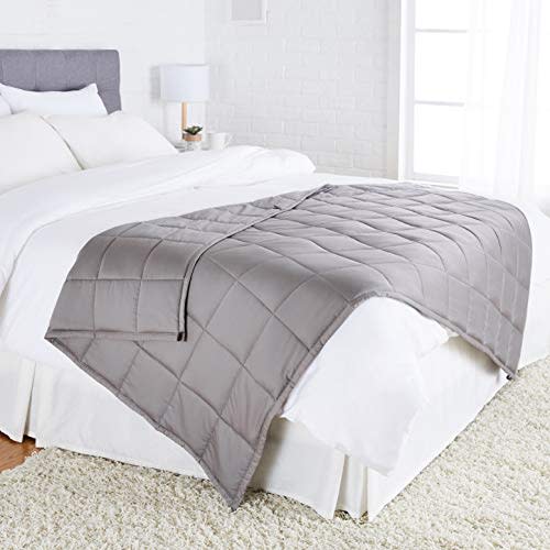 AmazonBasics All-Season Cotton Weighted Blanket (Amazon / Amazon)