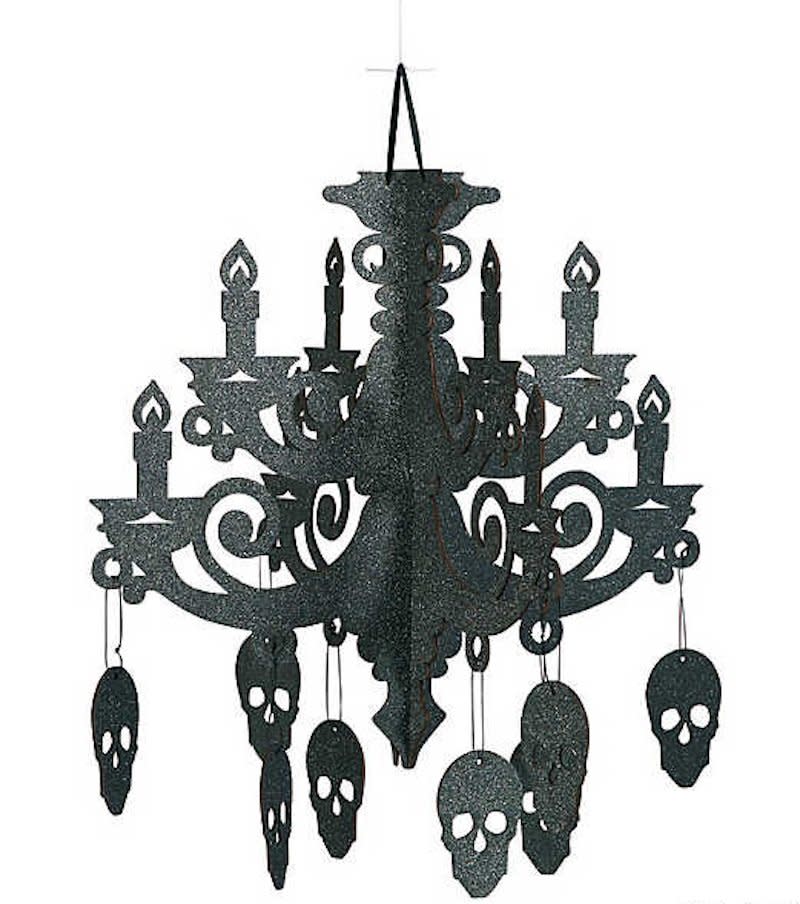 Macabre Paper Chandelier