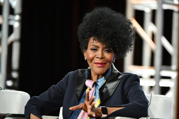 Cicely Tyson of “Cherish the Day” speaks during the OWN: Oprah Winfrey Network segment of the 2020 Winter TCA Press Tour at The Langham Huntington, Pasadena on January 16, 2020 in Pasadena, California. (Photo by Amy Sussman/Getty Images)